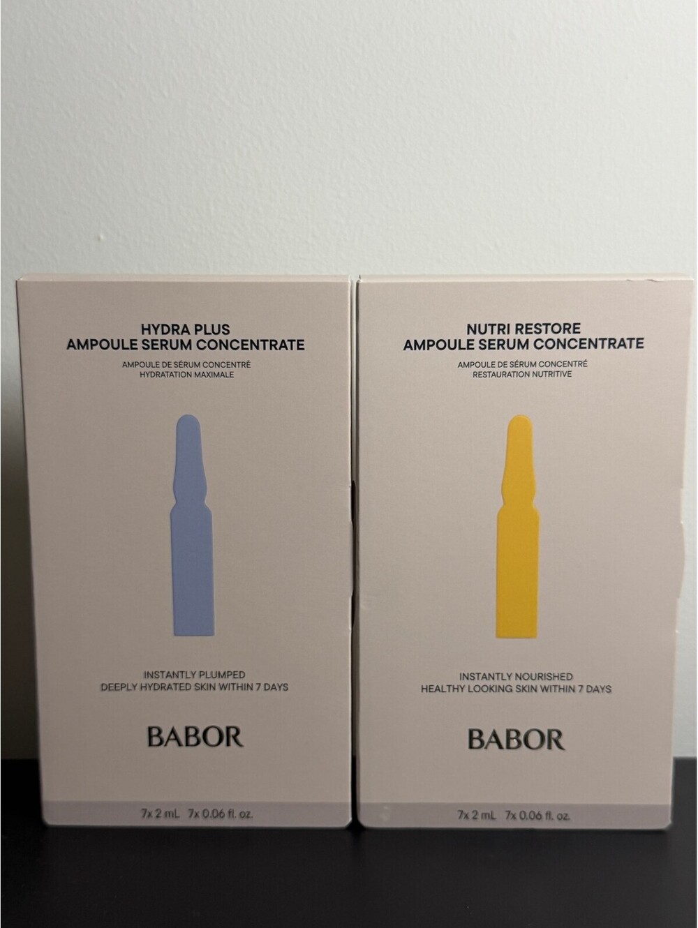 BABOR Hydra Plus + Nutri Restore Ampoule Serum Concentrates 7-Day Sets